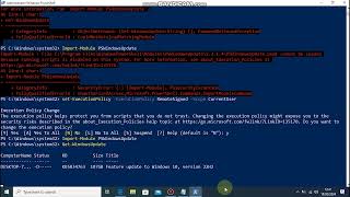 how to update windows using CMD and Powershell [upl. by Epps673]