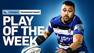 Saints amp Bath Trade Tries Before Baths Lions Take Over  Play of the Week  Gallagher Premiership [upl. by Joete537]