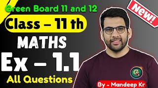 Class  11 Ex  11 Q1 to Q6 Sets Maths Chapter 1  CBSE NCERT  Green Board [upl. by Britteny299]