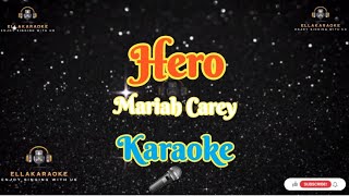 HeroMariah CareyKaraoke [upl. by Woodhead]