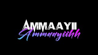 Ammayi Ammaayi Song black screen lyrics Animal movie songstetuswhatsapp statusediting [upl. by Meean]