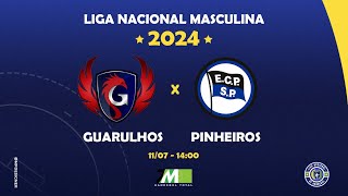 LIGA NACIONAL MASCULINA 2k24  VEGUSGRU vs PINHEIROS 1400 1107 [upl. by Maurer992]