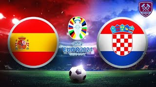 🇪🇸 Spain Vs Croatia 🇭🇷 Euro 2024 LIVE WATCHALONG 🔥 [upl. by Nicoline]