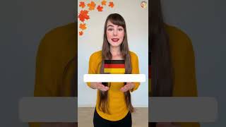 Wortschatz Wetter amp Kleidung im Herbst learngerman deutschkurs deutschlernen [upl. by Jacquelynn]