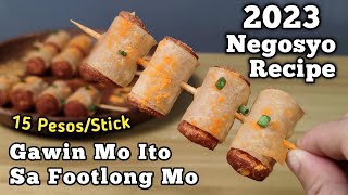 2023 Negosyo Recipe  Footlong Stick [upl. by Soirtemed]