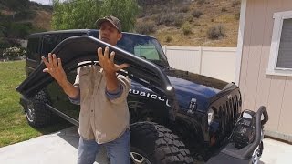 Jeep Wrangler Front Fender Upgrade MetalCloak Overline DIY Installation for JKU Rubicon [upl. by Durst]