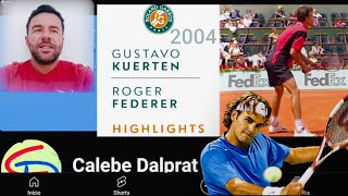 Gustavo Kuerten vs Roger Federer  Roland Garros 2004 [upl. by Voss]