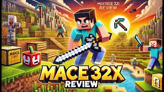 🔥 Mace 32x PvP Texture Pack Review  Best Custom Sounds amp Outlined Armor for Bedrock Edition 🔥 [upl. by Drofliw529]