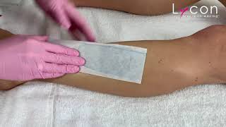 Waxing with Lycon’s Azulene Strip Wax [upl. by Siednarb]