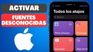 Cómo Activar las Fuentes Desconocidas en tu iPhone [upl. by Pik486]