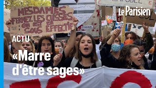 «Ras le col d’être sages»  déterminées les sagesfemmes sont dans la rue [upl. by Vivica181]