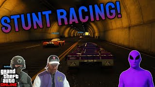 GTA 5 Stunt Racing with HarmNone and Twingo [upl. by Rise]