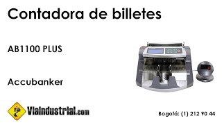 Contadora de billetes AB1100 PLUS [upl. by Baron]