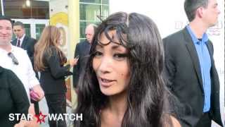 Bai Ling red carpet interview at quotMargarine Warsquot premiere [upl. by Heyde866]