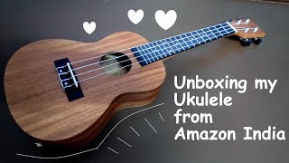 Unboxing my Ukulele from Amazon [upl. by Myo]