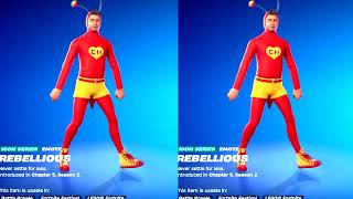 🎯 REBELLIOUS EMOTE 1 HOUR SLOW MOTION FORTNITE 🚀 [upl. by Amathiste]