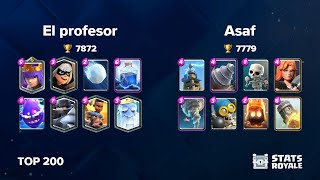 El profesor vs Asaf TOP 200 [upl. by Ecnarrat]