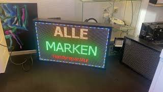 Schaufenster LED Display Werbung Digital Signage von LED Lichtkonzepte [upl. by Aivato]