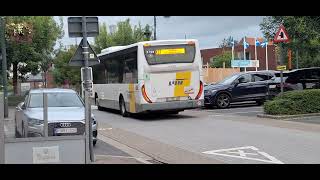 De Lijn Hoppin Regio Iveco Crossway LE 12m Lijn X77 richting SintJorisWeert vanuit Duisburg [upl. by Massimiliano]