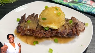 Air Fryer Steak Juicy amp Tender Every Time No Fail  A Quick amp Easy Mashed Potato amp Gravy Recipe [upl. by Hardunn251]