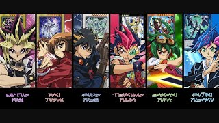 YuGiOh All Protagonist themes DM  VRAINS [upl. by Sivie]