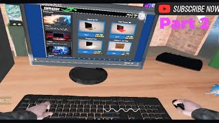 internet cafe simulator part 2 gaming Games hub internet cafe simulator viral [upl. by Ahsinroc]