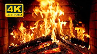 🔥 Cozy Fireplace 4K 12 HOURS Fireplace with Crackling Fire Sounds Crackling Fireplace 4K [upl. by Stanley]