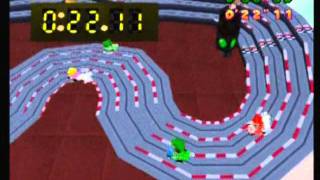 Mario Party 1 Rennbahn 2 Slot Car Derby 2 [upl. by Neyuq36]