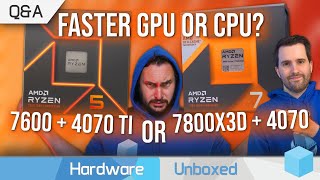 R5 7600  4070 Ti or 7800X3D  4070 Nvidia To End The 12GB RTX 4070 TI December QampA Part 3 [upl. by Xymenes]