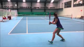 Tsveta Dimitrova  College Tennis Recruiting Video  Fall 2016 [upl. by Venus]