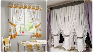 Latest Modern Kitchen Curtains Valance Curtain Window Curtains Kitchen Curtain Designs 2023 [upl. by Lledualc]