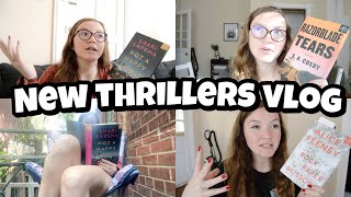 Reading NEW Thriller Books 🔪  reading vlog 2021 [upl. by Sewell]