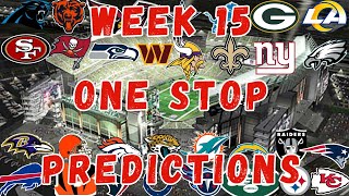 NFL “WEEK 15” Pick and Predictions  2023 [upl. by Lubba]