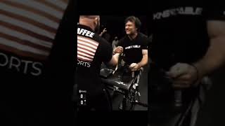 Devon Larratt VS Levan Saginashvili armwrestling devonlarratt shorts [upl. by Nilsoj]