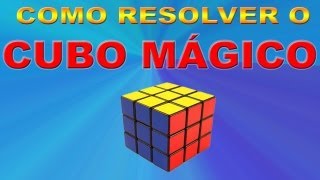 Como resolver o cubo mágico método básico [upl. by Notnirt]