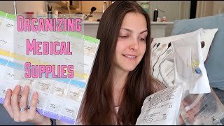 How I Organize My Medical Supplies  Chronic Illness [upl. by Vento724]