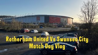 Rotherham United 12 Swansea City Vlog  202324 [upl. by Eciruam]