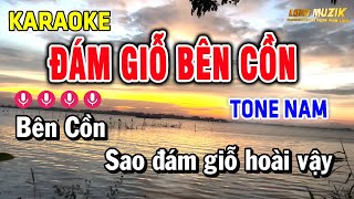 Karaoke Đám Giỗ Bên Cồn  Nhạc Chế Lê Tuấn Khang  Tone Nam  Long Muzik [upl. by Naiditch92]