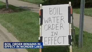 Boil order extended in Village of Wonder Lake after new test still detects bacteria in water [upl. by Papst]