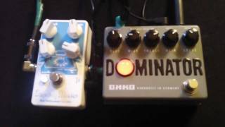 Okko Dominator  Earthquaker Devices Dispatch Master  Guitar Demo [upl. by Fosque676]