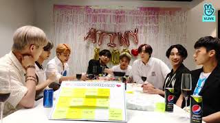 ENG SUB ATEEZ VLIVE 20210812  ❤ATINY 1000TH DAY❤ [upl. by Yerfej]