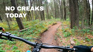 Canmore Nordic Center Mountain Biking Trails [upl. by Nnaecyoj431]