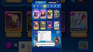 mega knight cycle deck 🤯  clash royale gameplay  shorts battleroyale supercell [upl. by Eastlake]