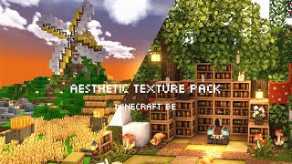 aesthetic texture pack for minecraft pe 120 [upl. by Vieva]