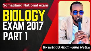 Biology exam GCSE 2017 part 1 multiple choice  by ustaad Abdimajiid Netka [upl. by Nahsab965]