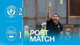 Il post partita di Arezzo  SPAL [upl. by Sirac]