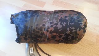 MilTec US Style Poncho Liner Flecktarn Camouflage [upl. by Yenahpets]