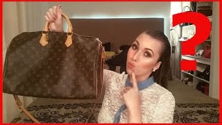 Whats In My Louis Vuitton Speedy 40 Bandouliere  Travel Edition [upl. by Douglass296]