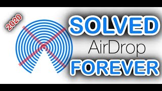 AIRDROP Problem SOLVED Forever 100  Easy Fix for Airdrop issues  Mac to iPhoneiPad  2020 [upl. by Acirehs153]