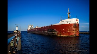 The Baie Comeau absolutely not in a hurry You Havent Seen this Ship Arrive Duluth Often [upl. by Mahgem]